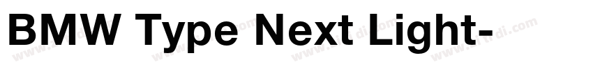 BMW Type Next Light字体转换
